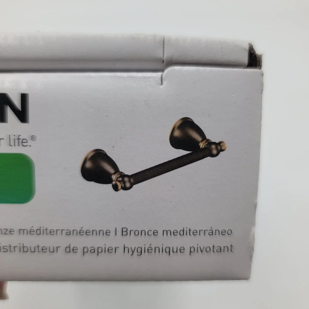 Moen Caldwell Mediterranean Bronze Pivoting Toilet Paper Holder Y3108BRB NEW